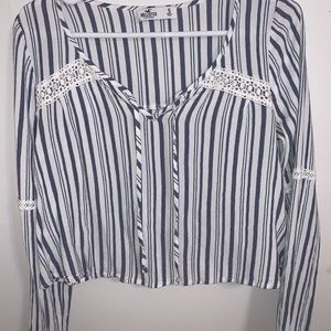Flow, light weight striped boho blouse